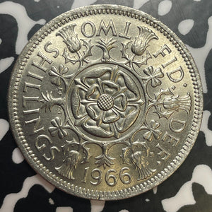 1966 Great Britain 1 Florin Lot#E7339 High Grade! Beautiful!