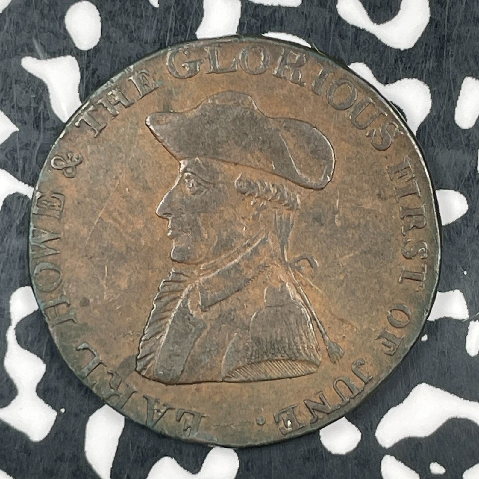 1794 Great Britain Hampshire 1/2 Penny Conder Token Lot#F7734 DH#20