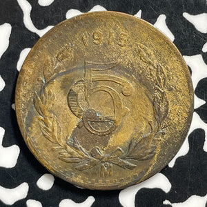 1915-Mo Mexico 5 Centavos Lot#C0495