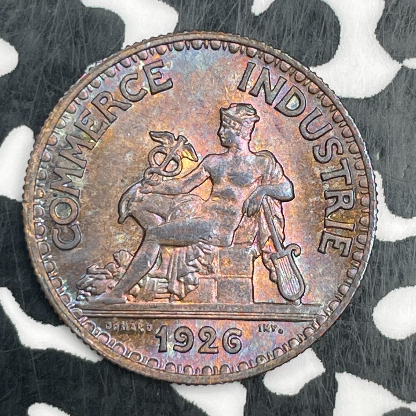 1926 France 50 Centimes Lot#F9115 High Grade! Beautiful Toning!