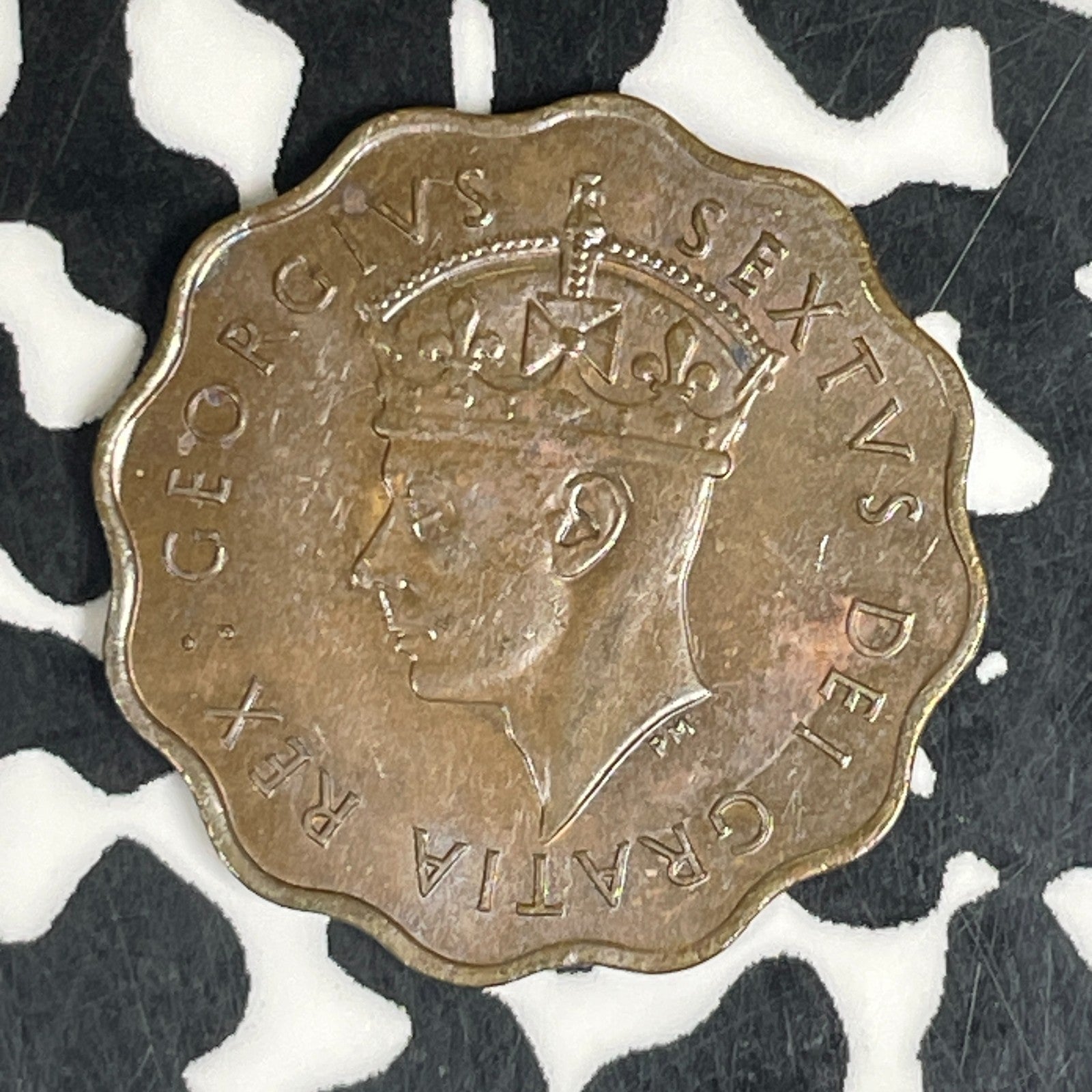 1949 Cyprus 1/2 Piastre Half Piastre Lot#C6188 Nice!