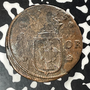 1635 Sweden 1/4 Ore Lot#T5322