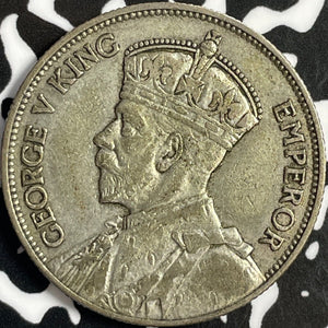 1935 New Zealand 1 Florin Lot#D8720 Silver!