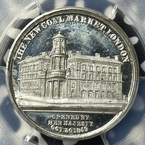 1849 G.B. Victoria New Coal Exchange Opening Medal PCGS SP64 Lot#G9063 BHM-2356