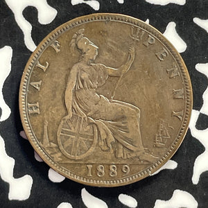 1889 Great Britain 1/2 Penny Half Penny Lot#T9428