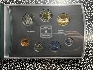 1999 Canada 7x Coin Specimen Set Lot#B2725 With Case & C.O.A.