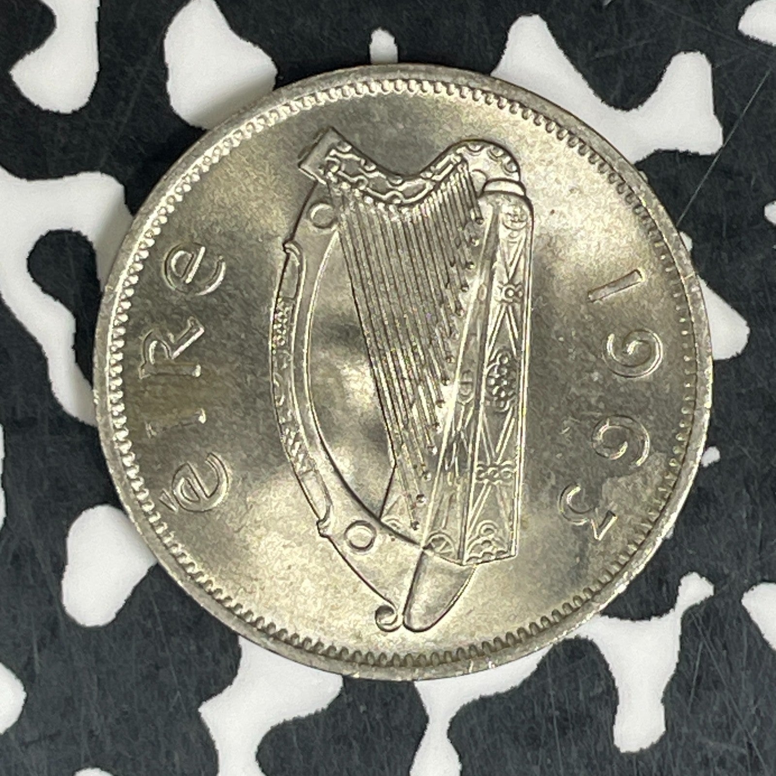 1963 Ireland 6 Pence Sixpence Lot#C6208 High Grade! Beautiful!