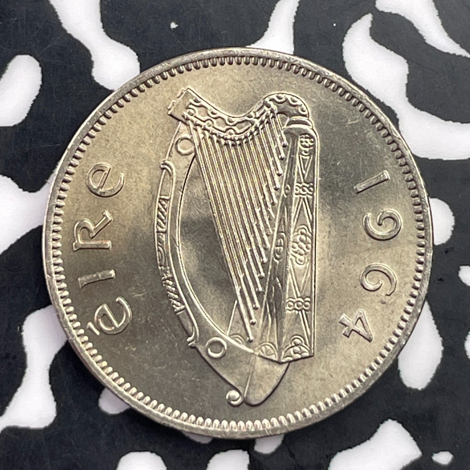 1964 Ireland 6 Pence Sixpence Lot#C4248 High Grade! Beautiful!