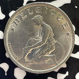 1934 Belgium 1 Franc Lot#T3034 High Grade! Beautiful! KM#89