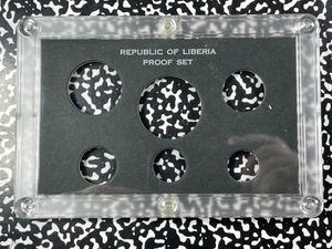 1970 Liberia 6x Coin Proof Set Lot#B2189 With Case