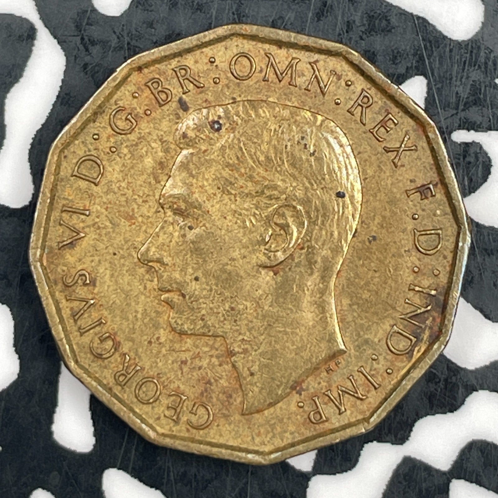 1948 Great Britain 3 Pence Threepence Lot#F5207 Nice!