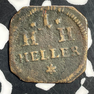 1774 Germany Saxe-Hildburghausen Klippe Heller Lot#T1039