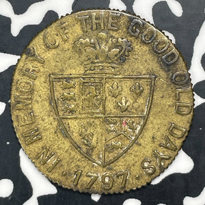 1797 Great Britain 1 Guinea Gaming Token Lot#C0410