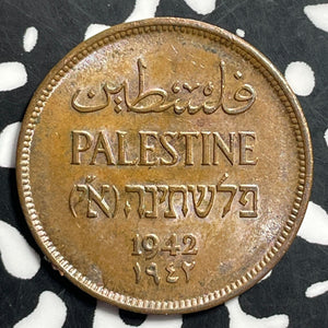 1942 Palestine 1 Mil Lot#T1385 High Grade! Beautiful!