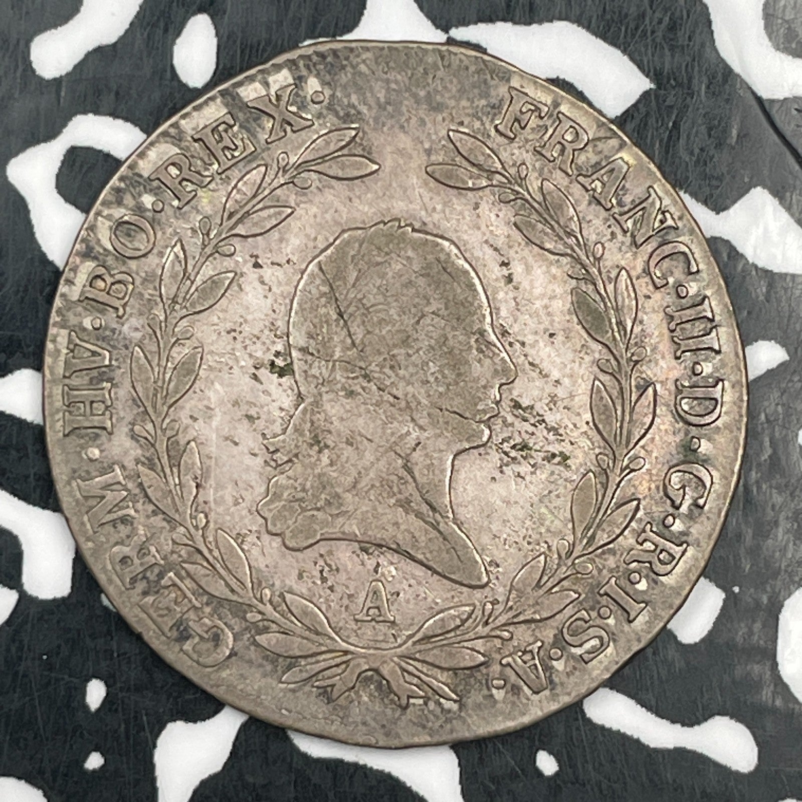 1802-A Austria 20 Kreuzer Lot#F9108 Silver!
