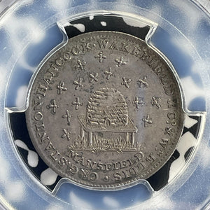 1812 G.B. Nottinghamshire Mansfield 1 Shilling Token PCGS MS63 Lot#G769 Silver!