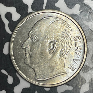 1964 Norway 1 Krone Lot#T6314 High Grade! Beautiful!