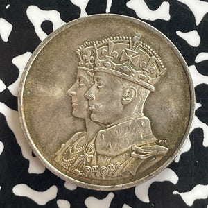 1939 Canada Royal Visit Medal Lot#T7715 Silver! High Grade! Beautiful! 33mm