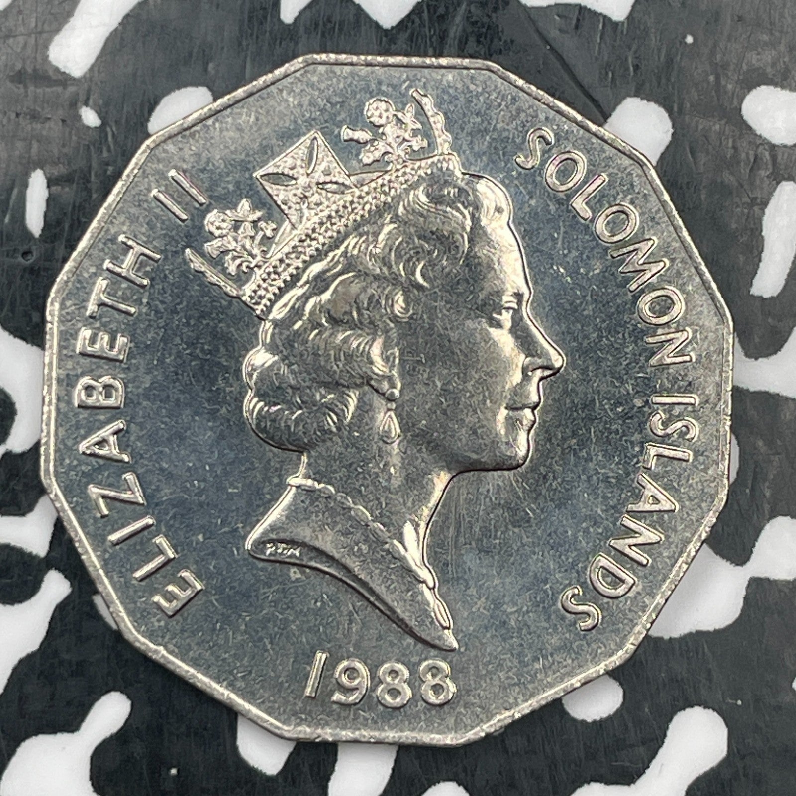 1988 Solomon Islands 50 Cents Lot#F9308 High Grade! Beautiful!