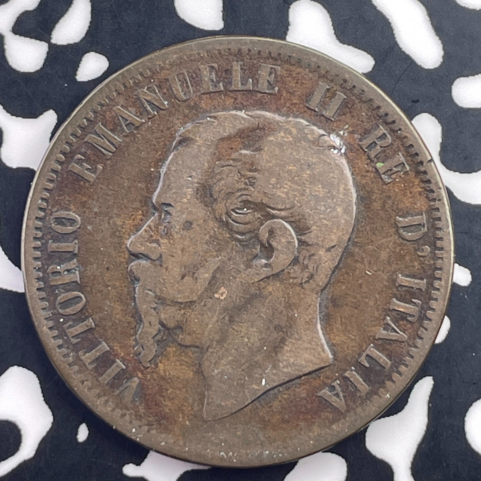 1862-M Italy 10 Centesimi Lot#C4897