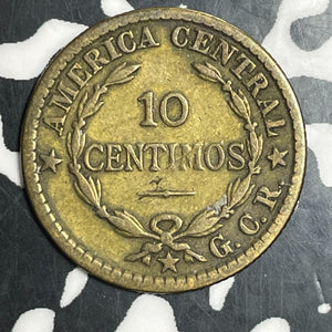 1920 Costa Rica 10 Centimos Lot#T2770