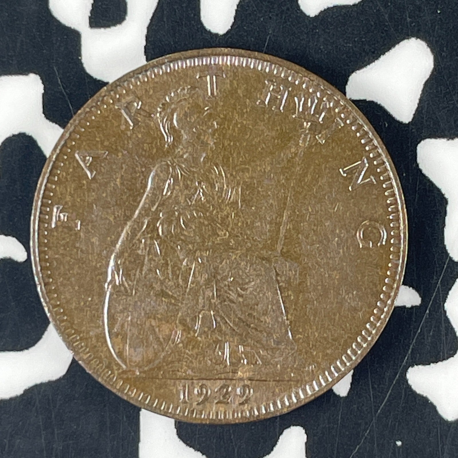 1929 Great Britain Farthing Lot#F1781 Nice!
