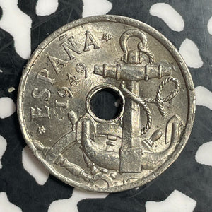1949(51) Spain 50 Centimos Lot#T3703 High Grade! Beautiful!