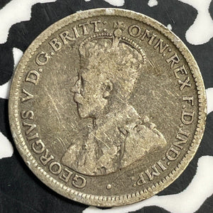 1918-M Australia 6 Pence Sixpence Lot#E7936 Silver!