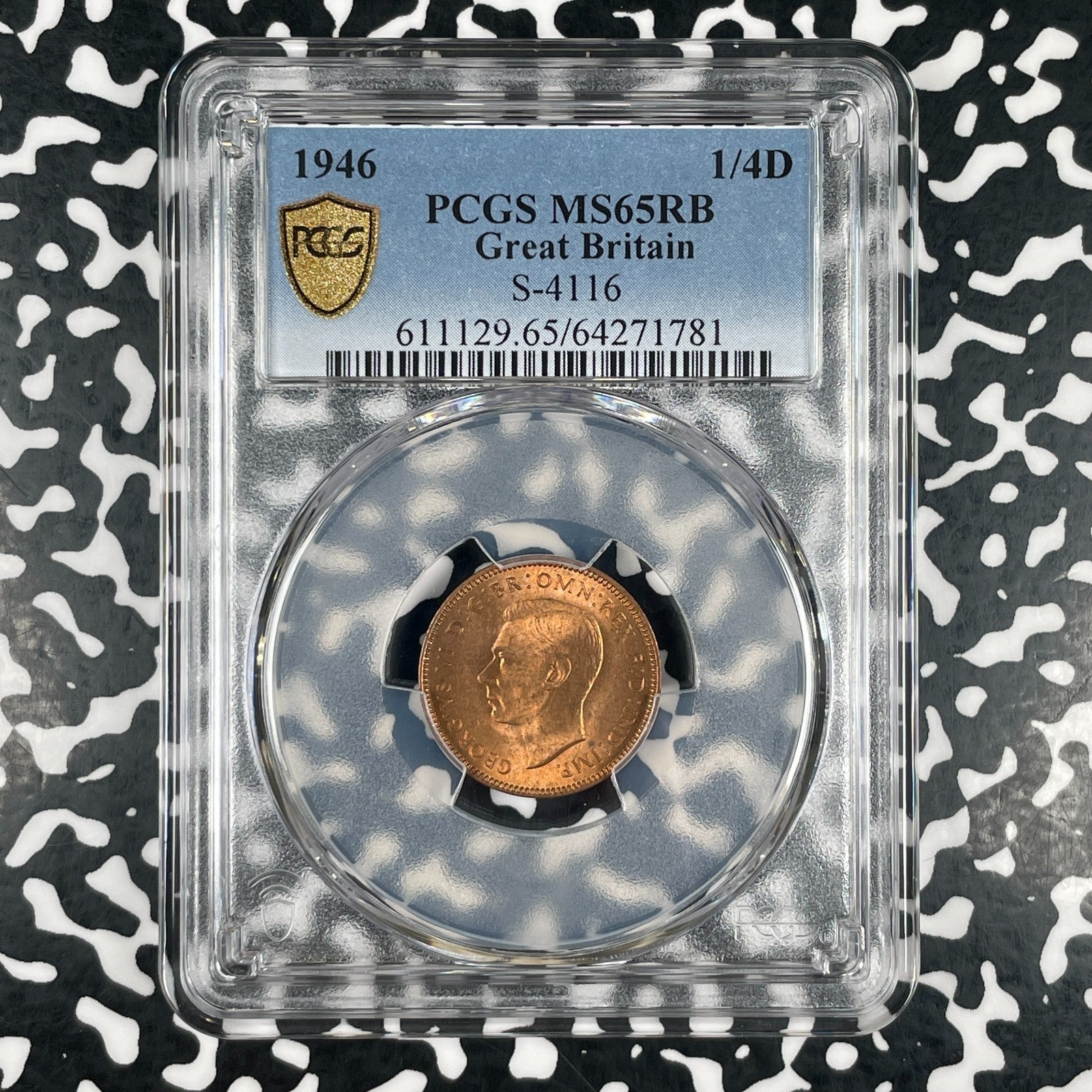 1946 Great Britain Farthing PCGS MS65RB (3 Available) (1 Coin Only) S-4116