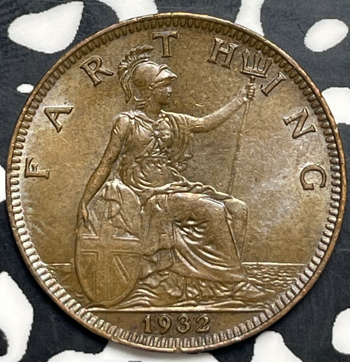 1932 Great Britain Farthing Lot#T9949 Nice!