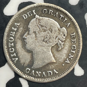 1889 Canada 5 Cents Lot#T2272 Silver! Key Date!
