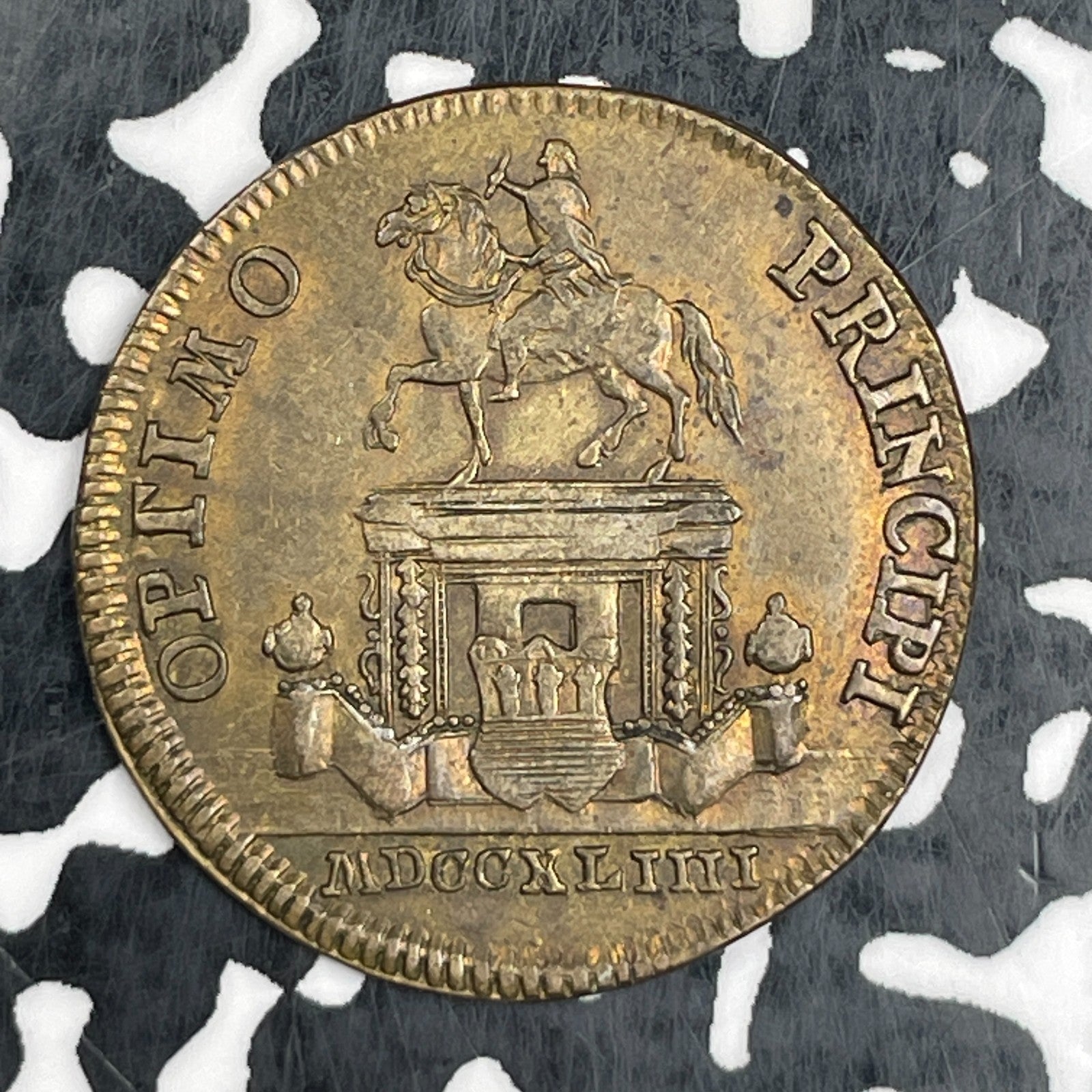 1744 France Louis XVI Optimo Principi Jeton Lot#N1665