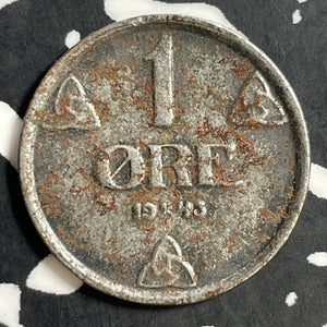 1943 Norway 1 Ore Lot#E7406