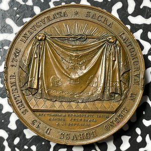 1840 Germany Brandenburg-Prussia Friedrich Wilhelm III Death Medal Lot#OV1199