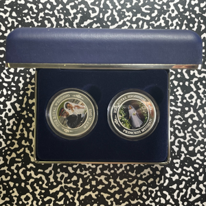2018 G.B. Royal Wedding 2x Coin Silver Proof Set Lot#B2497 With Case & C.O.A.