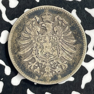 1874-B Germany 1 Mark Lot#T6961 Silver!