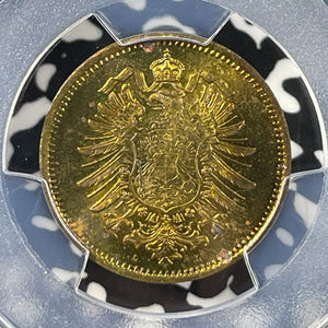 (c.1887) Canada Montreal Gesangverein Teutonia 5 Cents Token PCGS MS64 Lot#G109