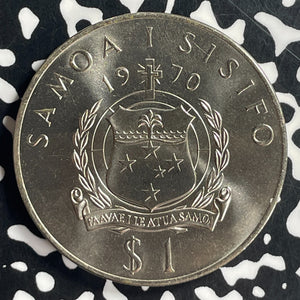 1970 Samoa 1 Dollar Lot#T6871 High Grade! Beautiful!