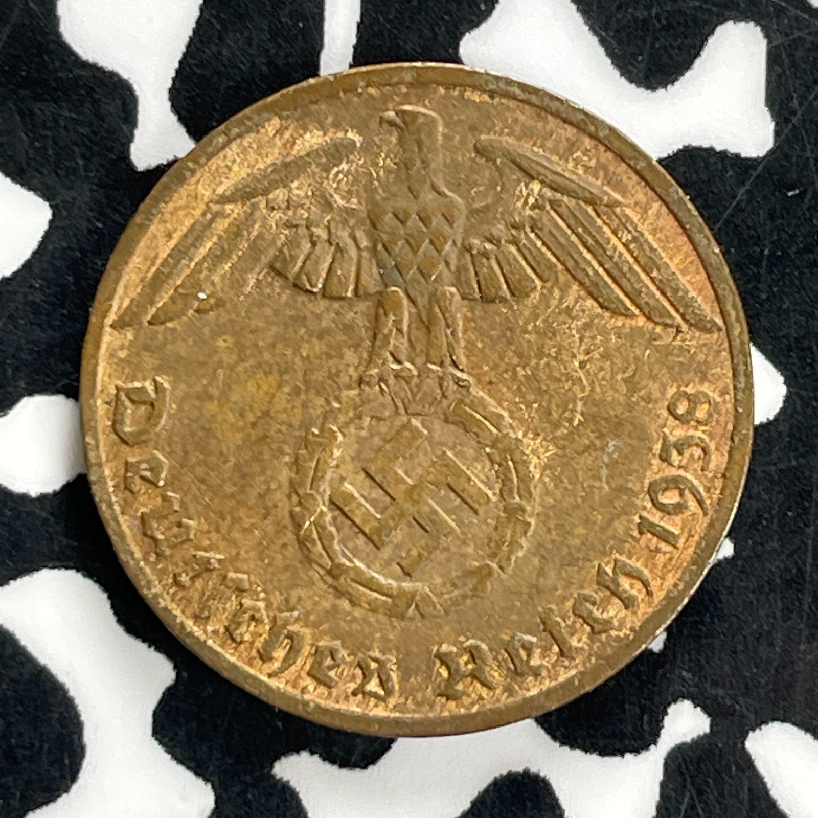 1938-F Germany 1 Pfennig Lot#C3255