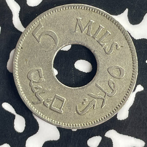 1927 Palestine 5 Mils Lot#T8818
