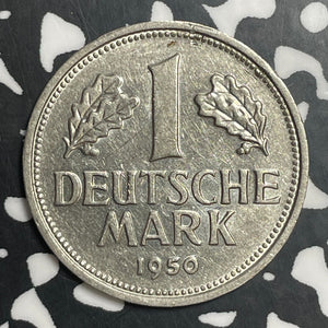 1950-G West Germany 1 Mark Lot#T2544 Nice!