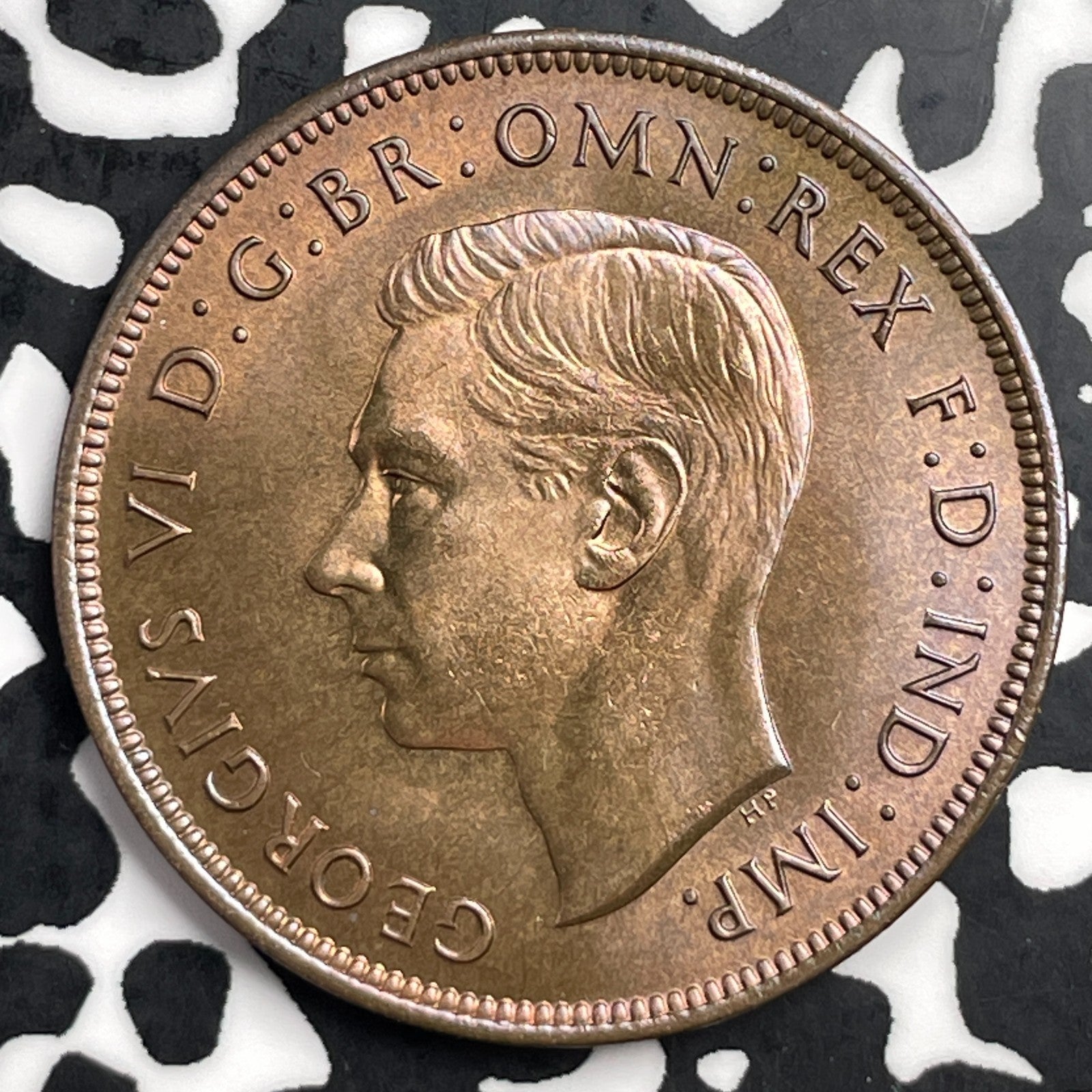 1937 Great Britain 1 Penny Lot#F2875 High Grade! Beautiful!