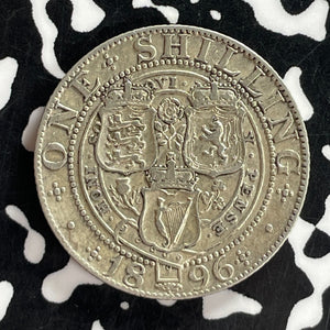 1896 Great Britain 1 Shilling Lot#T7328 Silver!