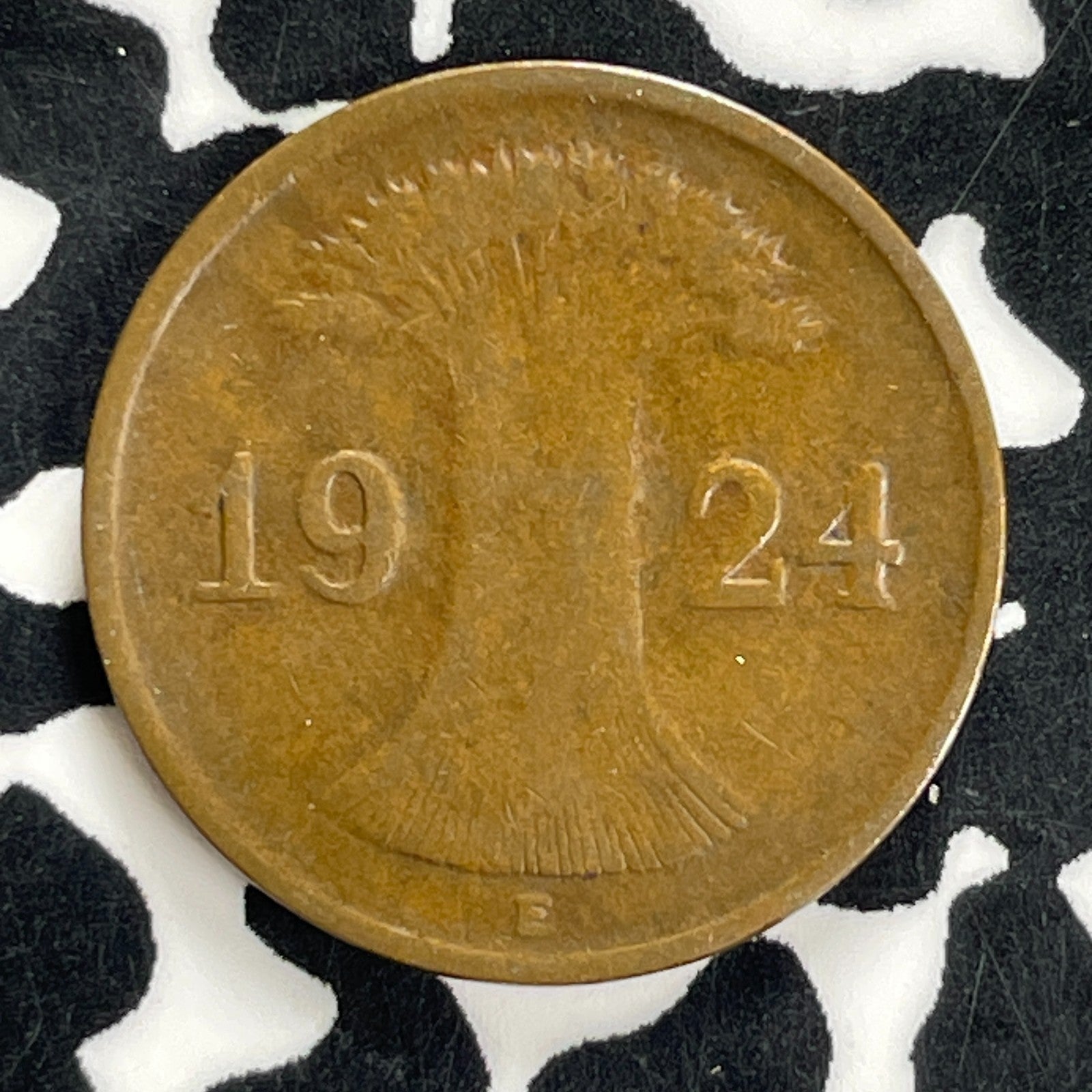 1924-E Germany 1 Pfennig Lot#C3257