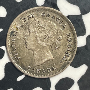 1891 Canada 5 Cents Lot#T2275 Silver! Nice!