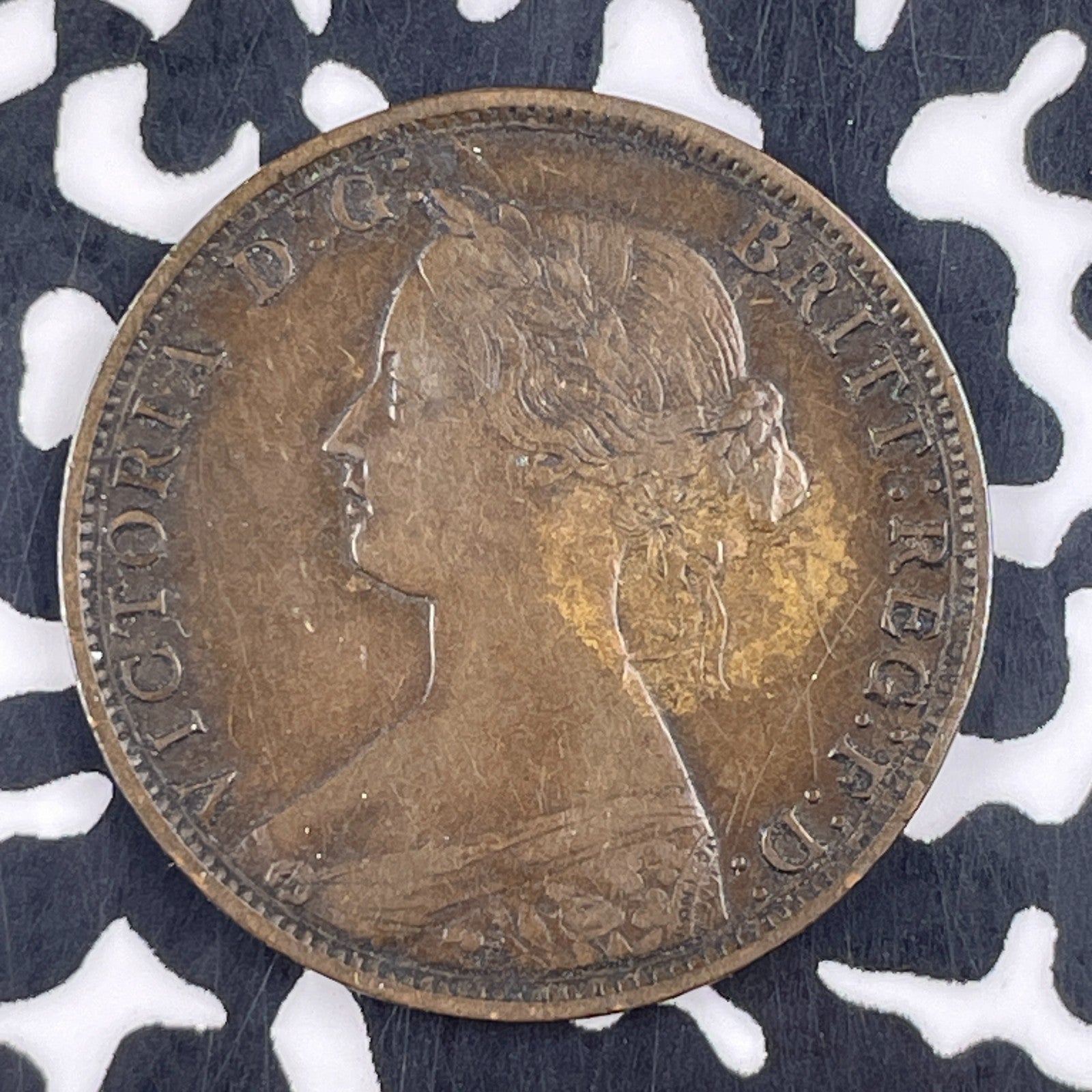 1861 Nova Scotia Large Cent Lot#F5041 Nice!