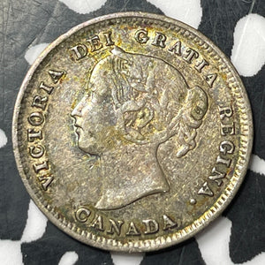 1896 Canada 5 Cents Lot#T2258 Silver! Nice!