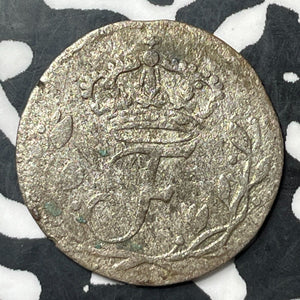 1723 Sweden 1 Ore Lot#E7069 Silver!