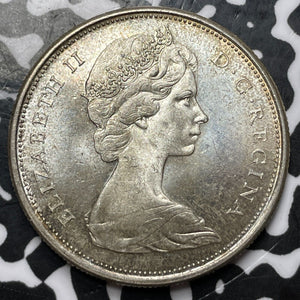 1965 Canada 50 Cents Lot#D7853 Silver! High Grade! Beautiful!