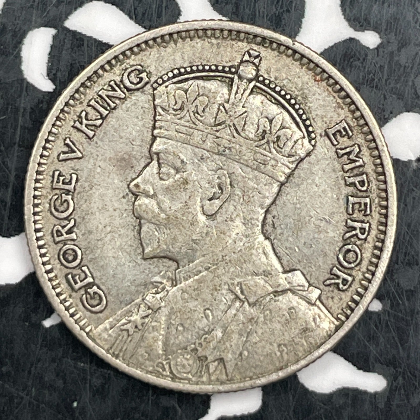 1934 New Zealand 6 Pence Sixpence Lot#F5431 Silver!